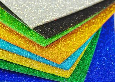 Cina Kerajinan Colorful Glitter EVA Foam Sheet Thin EVA Paper Untuk Anak-Anak DIY Cutting pemasok
