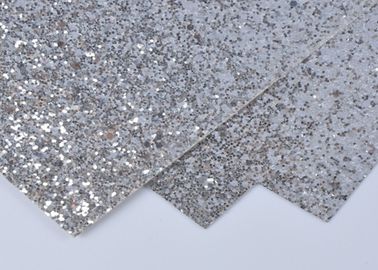 Cina Kartu Undangan 300gsm Silver Glitter Paper Cardstock Untuk Dekorasi Festival pemasok