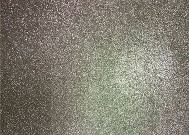 Cina Bedroom Wallpaper PU Bahan Silver Glitter Fabric Untuk Living Room Home Decor pemasok