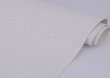 Cina Dinding Meliputi Kain Glitter Putih, 1.38m Lebar Kain Glitter Spandex pemasok