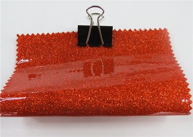 Cina 54 &amp;quot;Lebar Tinggi Sparkle Glitter Pvc Fabric 0.17mm Untuk Tas Dan Furniture pemasok
