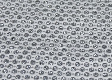 Cina Sepatu Tas Pakaian Micro Perforated Fabric, White Leather Fabric berlubang pemasok