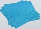 Light Blue Sparkle Glitter Paper, Dekorasi Dinding Warna Kertas Glitter Kustom pemasok