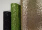 Ruang Tamu 50m Multi Color Glitter Fabric Dengan Backing Kain Berbondong-bondong pemasok