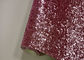 Pink Chunky Glitter Wall Fabric, Kain Non-Woven Indah Glitter pemasok