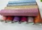 Sepatu Tas Wallpaper Glitter Fabric Roll Rajutan Backing Technics 0.6mm Tebal pemasok
