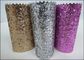 Cina Desain Kustom Grade 3 PU Glitter Fabric 0.7mm Untuk Membuat Aksesoris Rambut eksportir