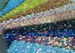 Mode Chunky Glitter Fabric 3D Glitter Fabric Untuk Hairbows 54/55 &quot;Lebar pemasok