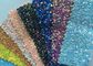 Mode Chunky Glitter Fabric 3D Glitter Fabric Untuk Hairbows 54/55 &quot;Lebar pemasok
