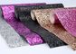 Cina Fancy Spandex Chunky Glitter Fabric 54 &amp;quot;Lebar Untuk Sepatu Dan Busur Rambut eksportir