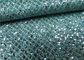 Lembut Handfeeling Glitter Mesh Fabric Desain Pu Kulit Sintetis Untuk Sepatu pemasok