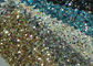 Fancy Holographic Synthetic Glitter Cotton Fabric Untuk Tas Wallpaper Sepatu pemasok