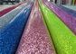 Colorful Dekorasi Pesta Glitter Pvc Fabric 0.35mm Tebal Untuk Tas Jahit pemasok