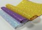 Chunky Glitter Kulit Glitter Kain Untuk Membuat Busur Sepatu Tas Dan Wallpaper Dekorasi Pesta pemasok