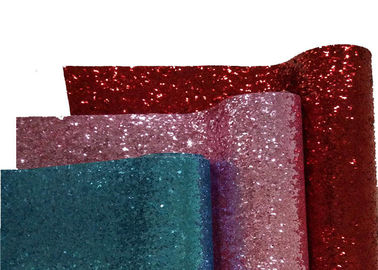 Cina Chunky Leather Wallpaper Glitter Material Fabric PU Backing Untuk Pembuatan Kartu pabrik