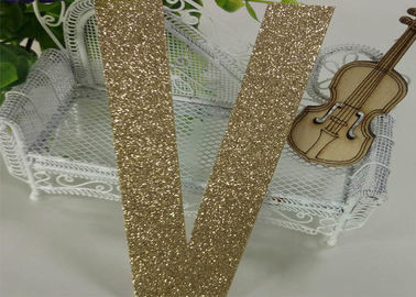 Cina Diy Natal Decor Emas Glitter Surat, Pesta Pernikahan Glitter Alphabet Letters Distributor