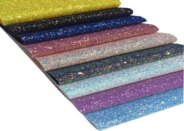 Cina Ukuran A4 Glitter Fabric Sheet Untuk Bahan DIY, Chunky Glitter Fabric Sheet pabrik
