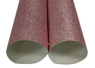 Cina Dekorasi Rose Gold Glitter Paper, Shinning Craft Glitter Paper Sheets pemasok