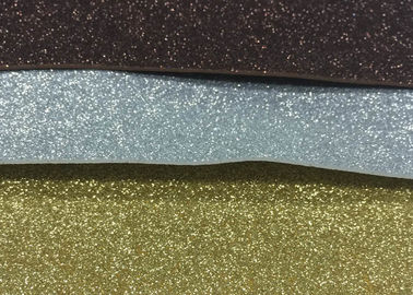Cina 1mm Tebal Adhesive Glitter Foam Lembar, Anti - Slip Lengket Kembali Glitter Lembar Foam pemasok